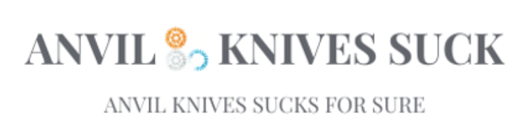 Anvil Knives Suck Logo